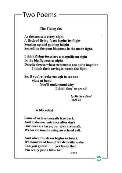 Two batty poems preview